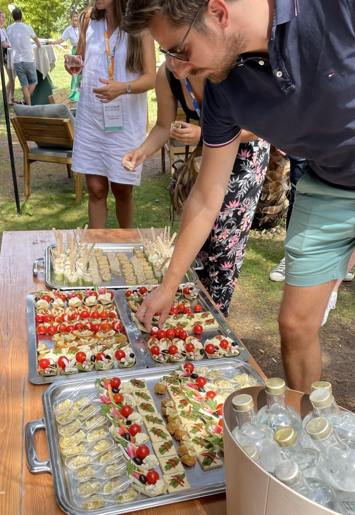 buffet repas seo camp day provence