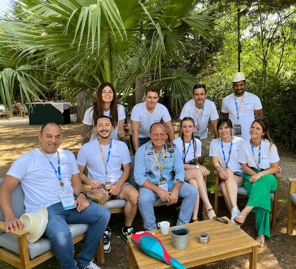 team develink seo camp day provence